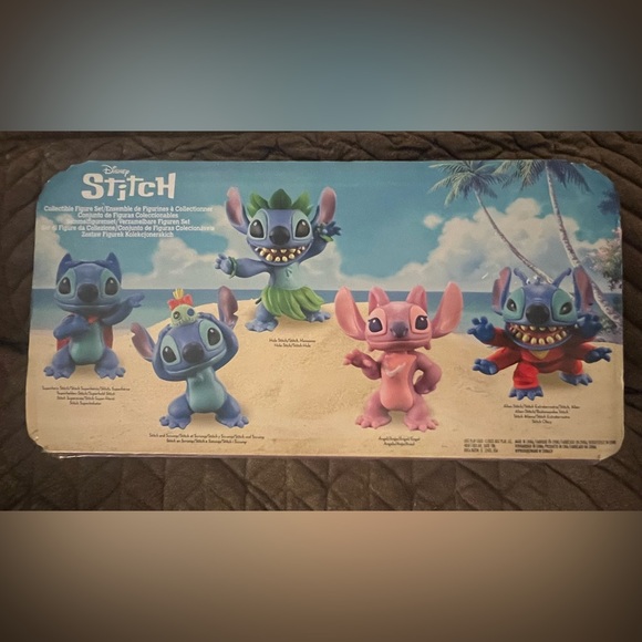 Disney Stitch New In Box Collectible Figure Set - Picture 1 of 8